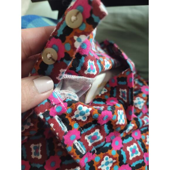 New Anthropologie Maeve Button-Shoulder Turtleneck Top - Small - Picture 4 of 5